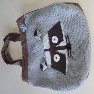 Tote Bag With Raccoon Face.